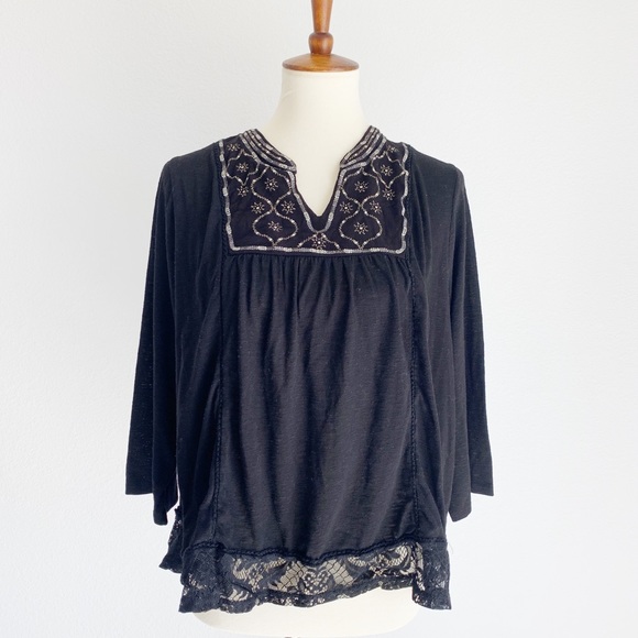 Knox Rose Tops - SALE Lace embroidery top